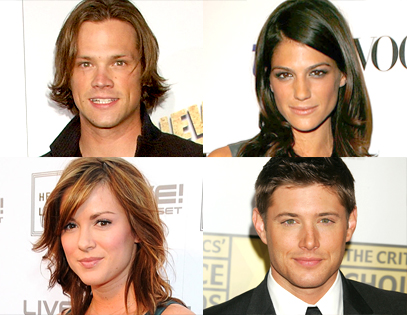 Jared Padalecki, Genevieve Cortese, Danneel Harris, Jensen Ackles Jared Padalecki, Genevieve Cortese, Danneel Harris, Jensen Ackles
